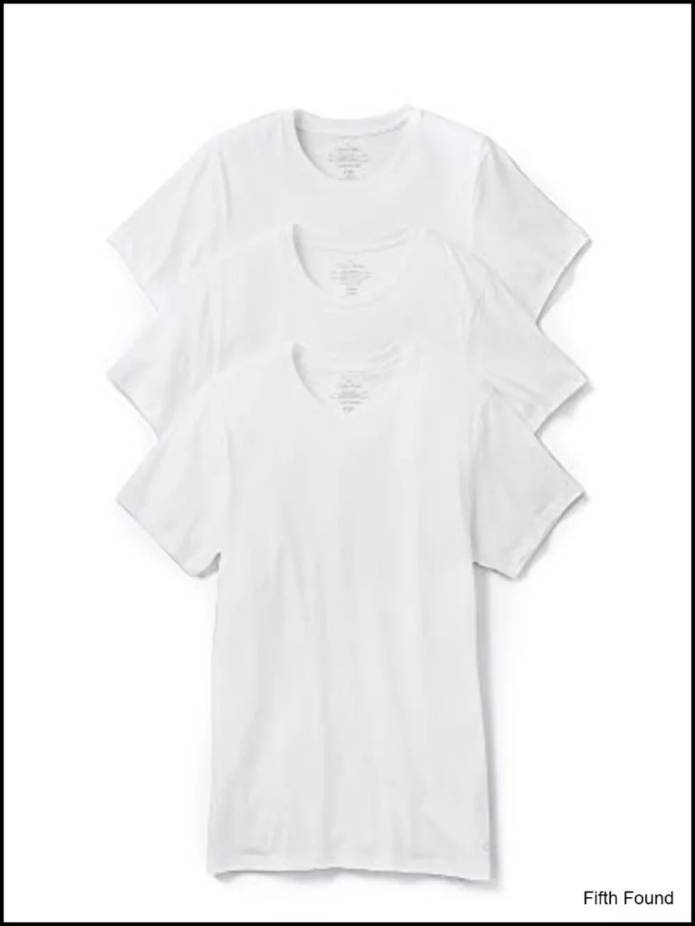 Men's Cotton Stretch Underwear 3-Pack Crewneck T-Shirts Tagless